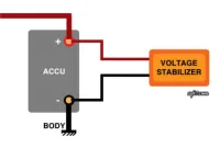 rangkaian stabilizer 12 volt